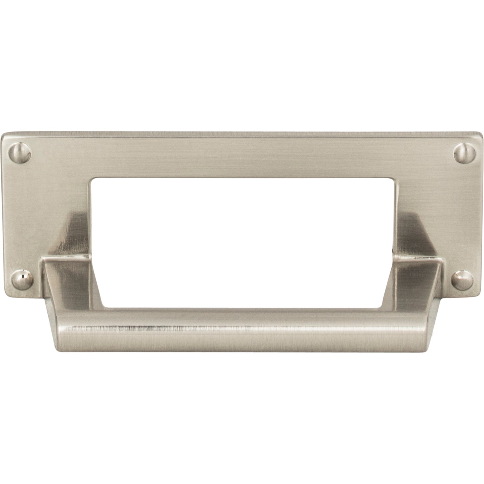 Atlas Bradbury Cup/Bin Pull - Brushed Nickel