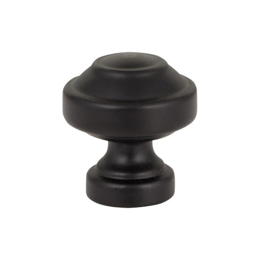 Atlas Malin 1 1/8" Length Mushroom Knob (A640) - Matte Black
