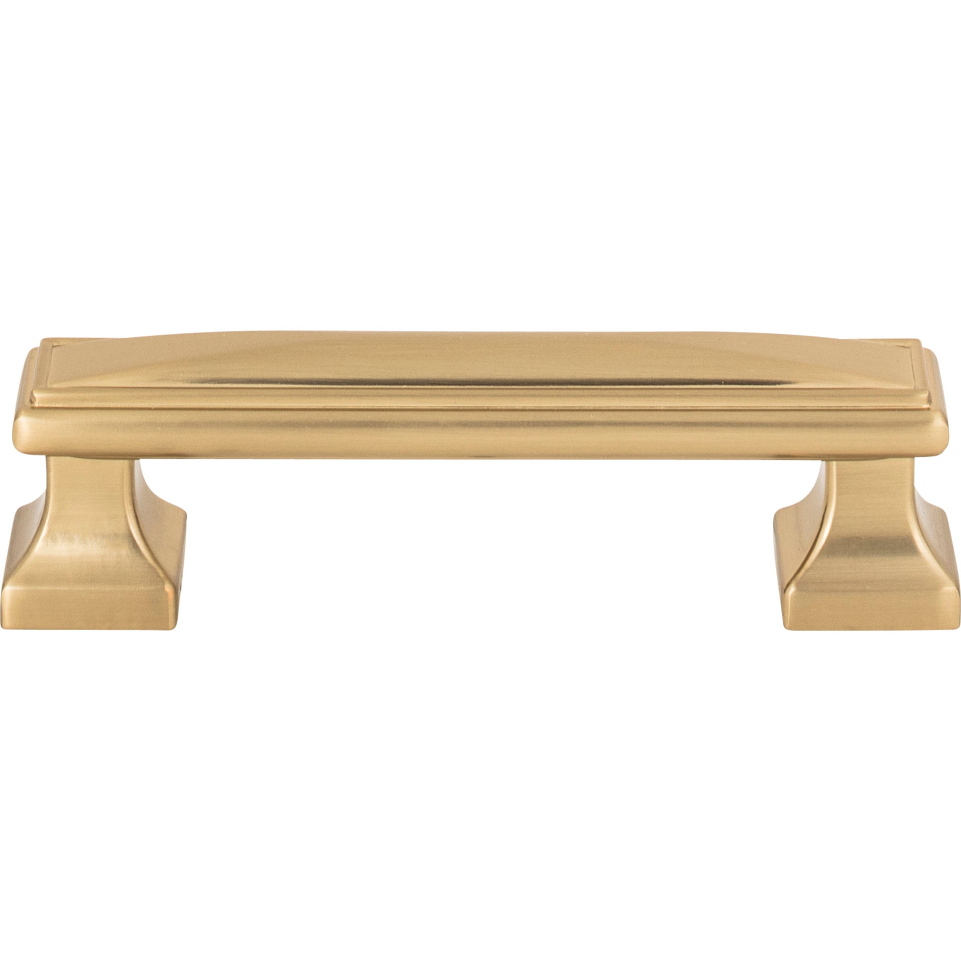 Atlas Wadsworth 3 3/4" Center to Center Bar Pull (372) - Warm Brass