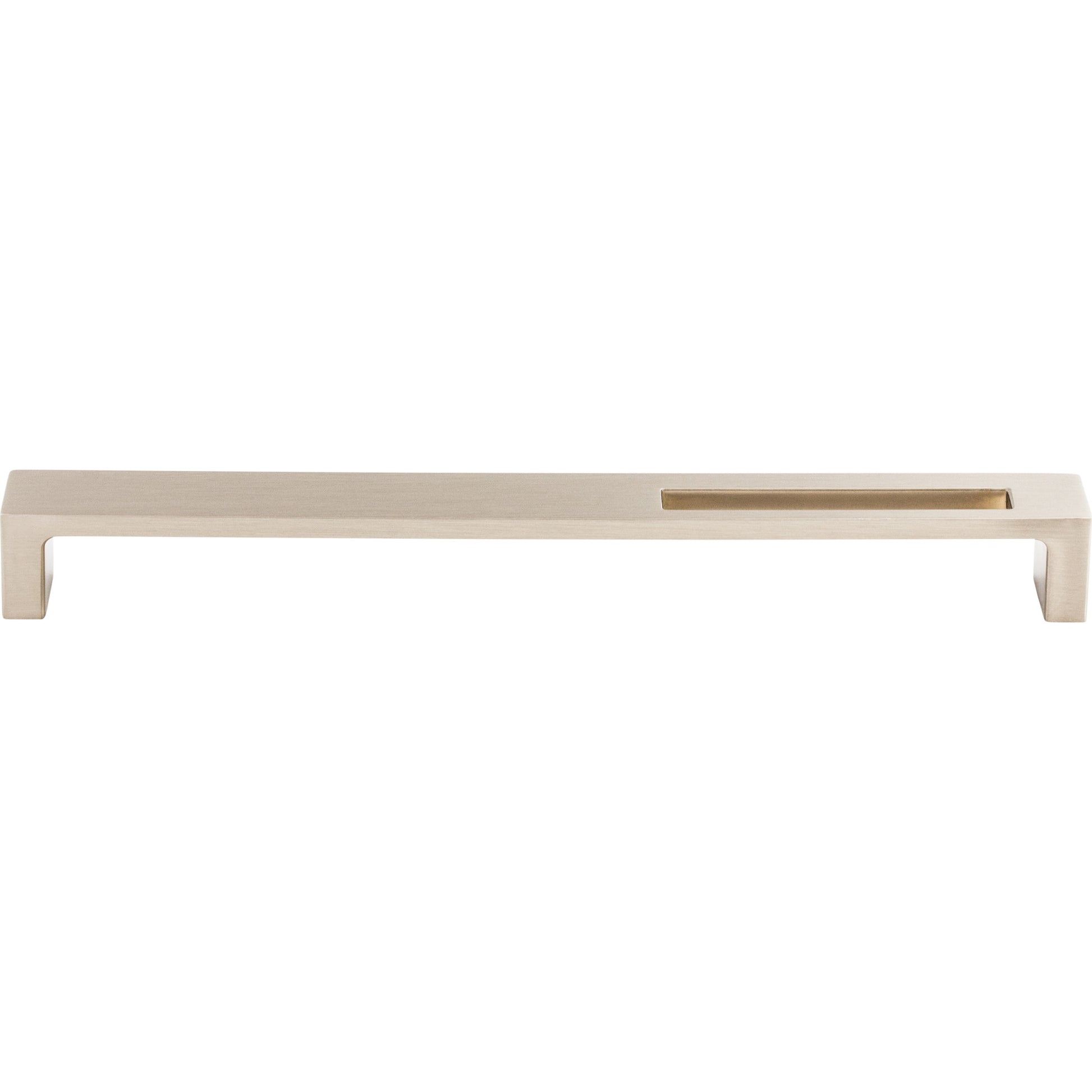 Top Knobs Modern Metro Slot 9" Center to Center Bar Pull - Brushed Satin Nickel