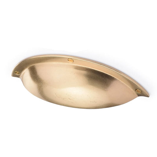 Ashley Norton Wide Front Mounted Cup Pull - Natural Bronze