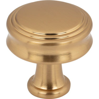 Top Knobs Coddington Round Knob - Ash Gray