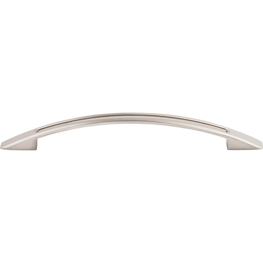 Top Knobs Tango Cut Out 6 5/16" Center to Center Bar Pull - Brushed Satin Nickel
