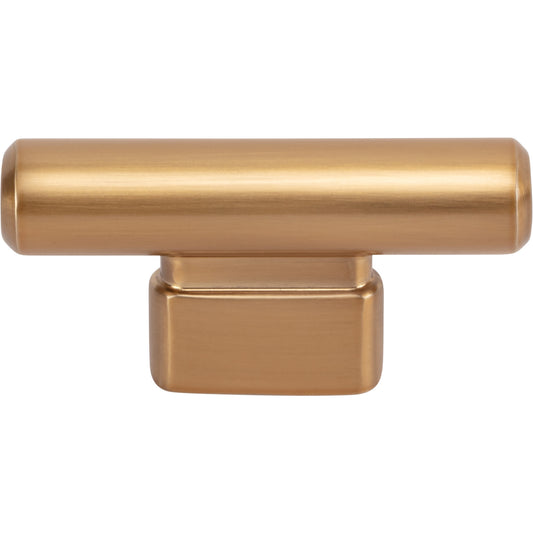 Atlas Holloway Bar Knob - Brushed Nickel