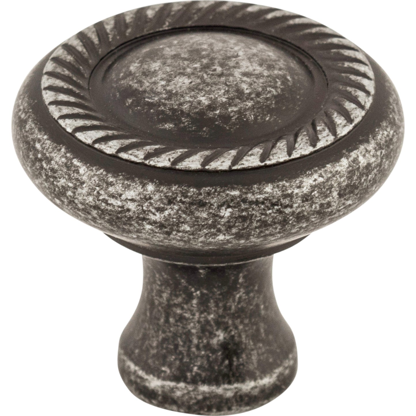 Swirl Cut Round Knob