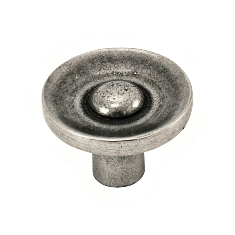 Ashley Norton Paxton Round Pewter Cabinet Knob - Pewter