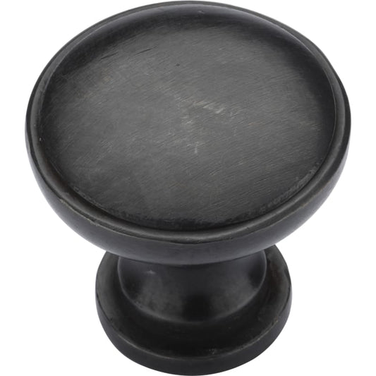 Ashley Norton Aiden Knob - 1 1/2" Dia. - Dark Bronze