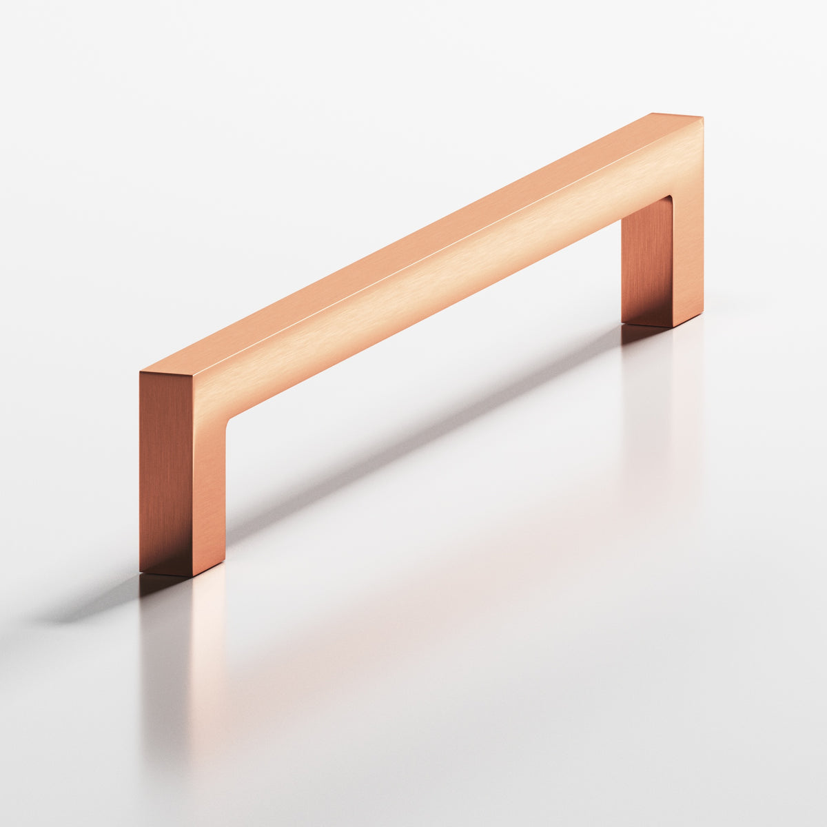Colonial Bronze 667 Rectangular Pull with Rectangular Legs - Satin Copper