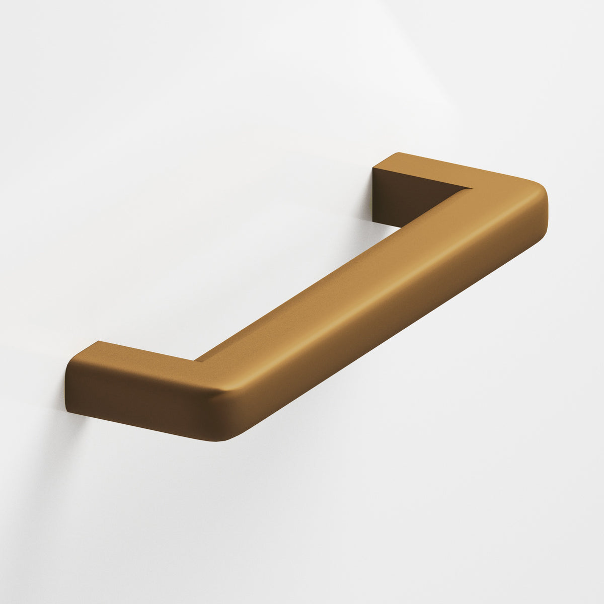 Colonial Bronze 780 Square Pull with Rounded Back and Radiused Edges - Matte Light Statuary Bronze