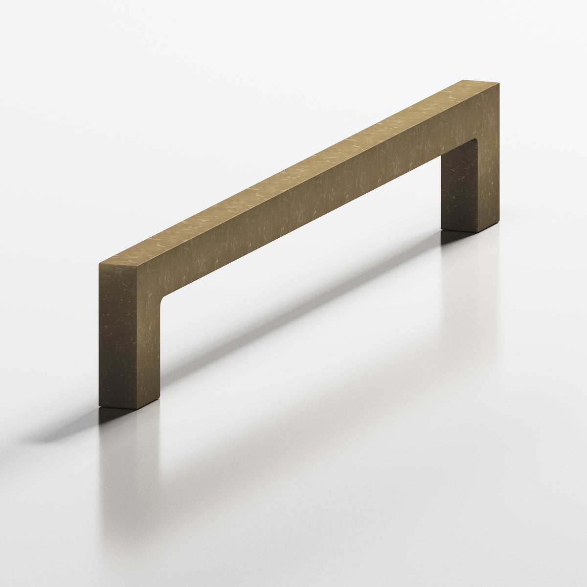Colonial Bronze 667 Rectangular Pull with Rectangular Legs - Distressed Oil Rubbed Bronze
