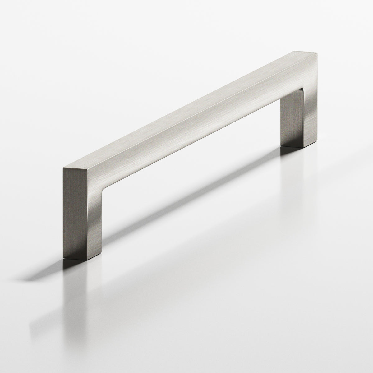 Colonial Bronze 667 Rectangular Pull with Rectangular Legs - Satin Nickel