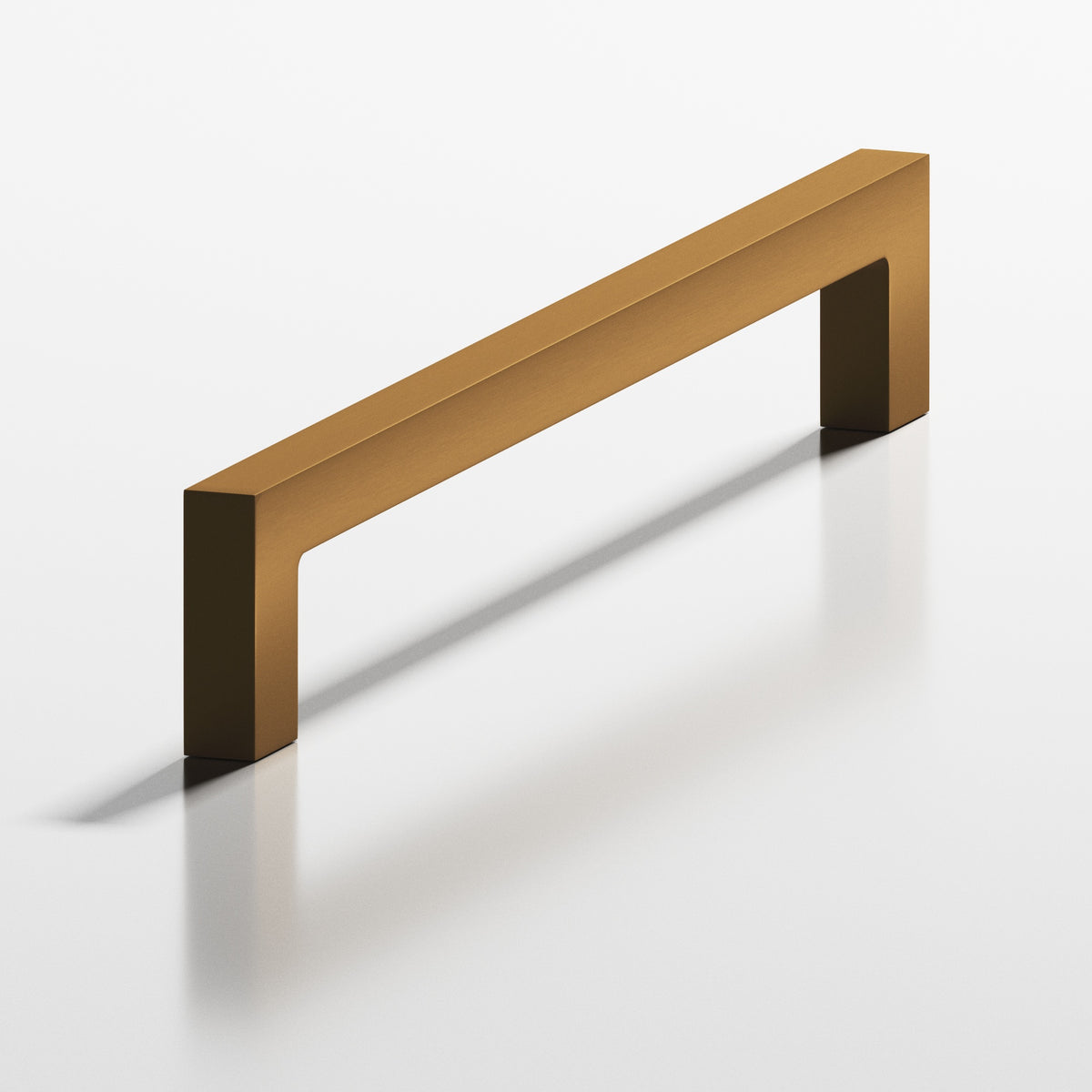 Colonial Bronze 667 Rectangular Pull with Rectangular Legs - Matte Light Statuary Bronze