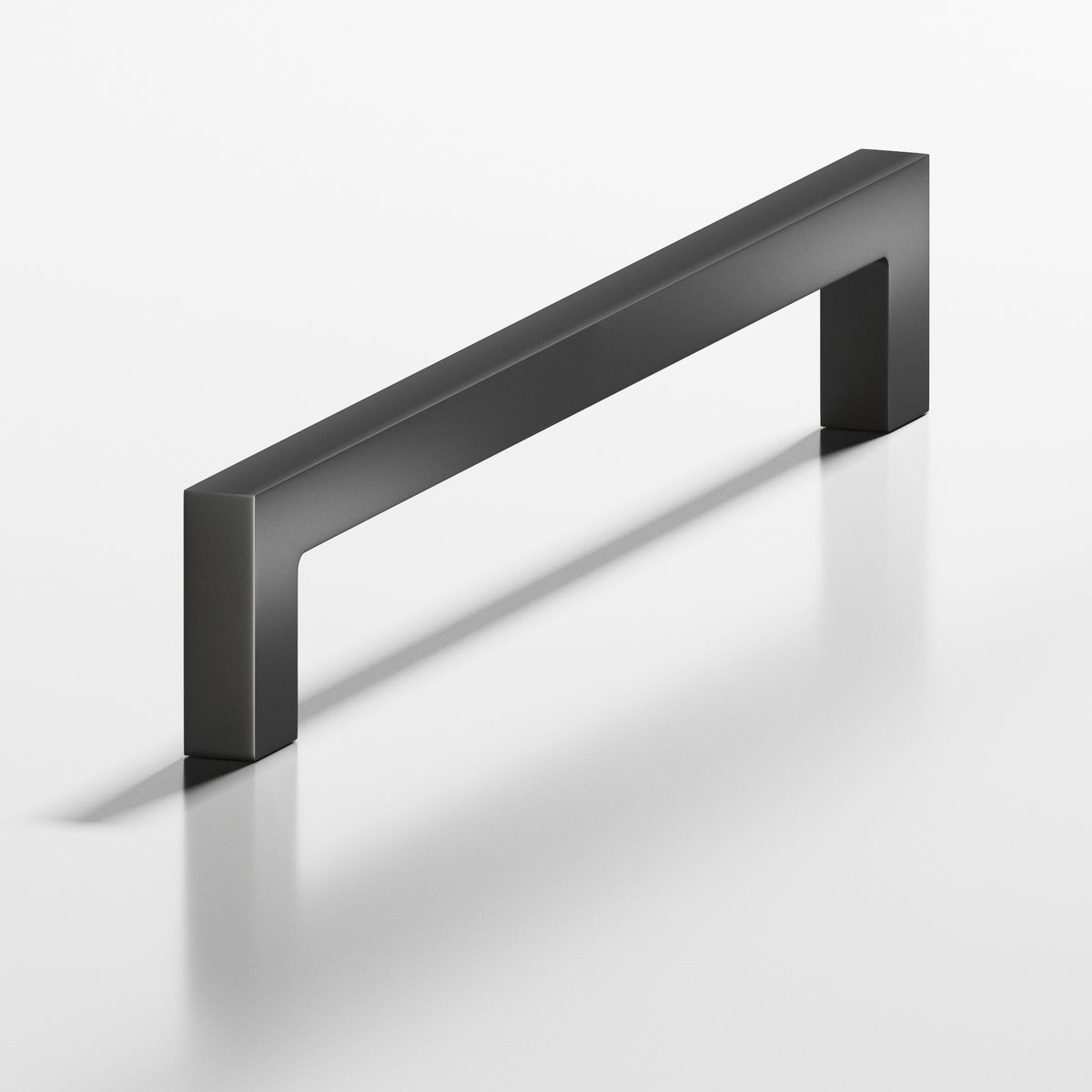 Colonial Bronze 667 Rectangular Pull with Rectangular Legs - Matte Graphite