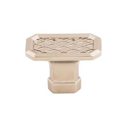 Top Knobs Tower Bridge Geometric Knob - Brushed Satin Nickel