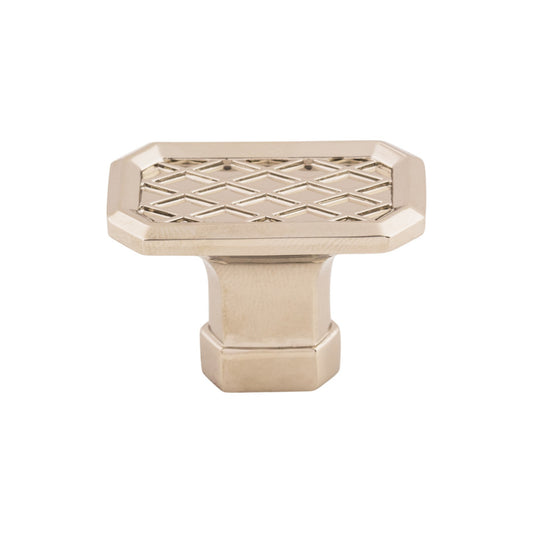 Top Knobs Tower Bridge Geometric Knob - Brushed Satin Nickel