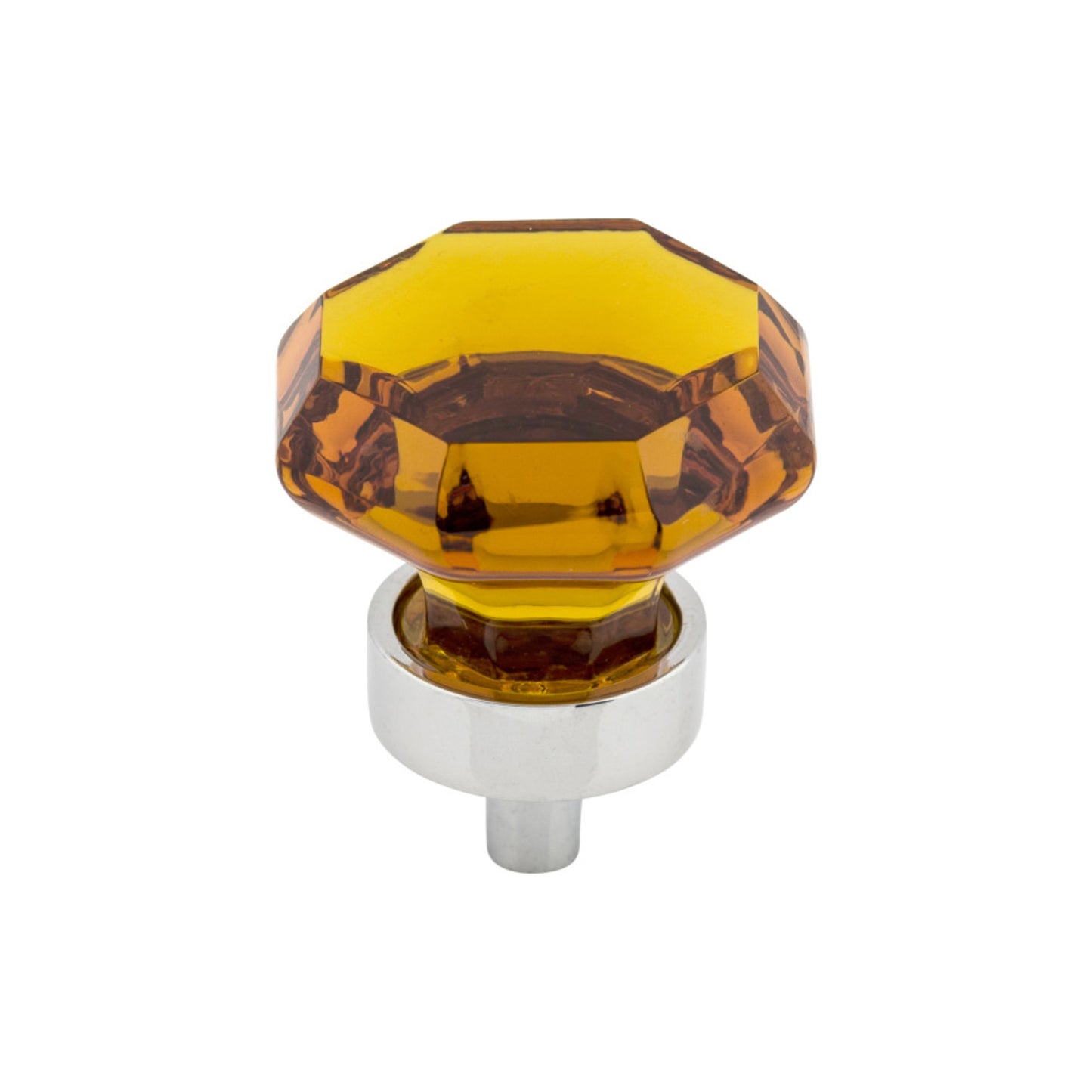 Top Knobs Wine Octagon Crystal Diameter Round Knob