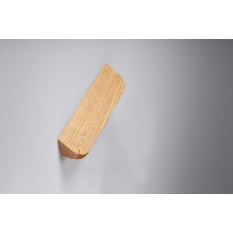 Angled Designer Wood Cabinet Pull