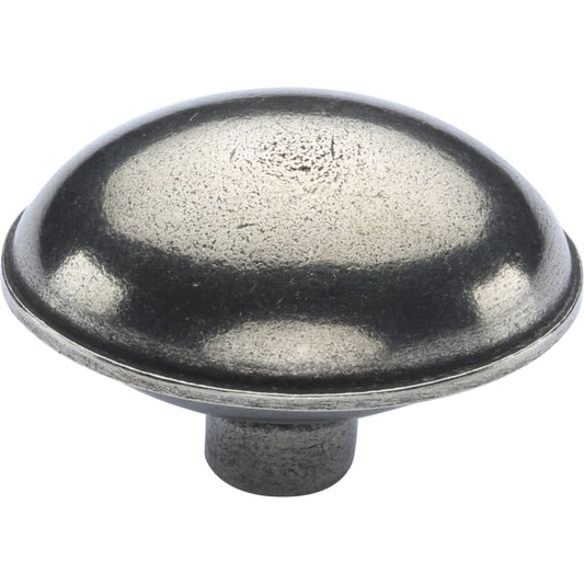 Ashley Norton Dome Top Pewter Cabinet Knob - Pewter