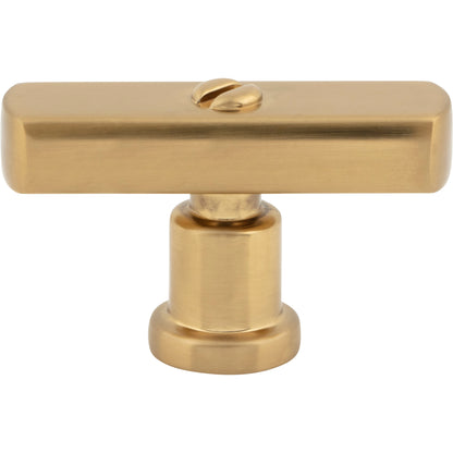 Atlas Everitt Bar Knob - Brushed Nickel