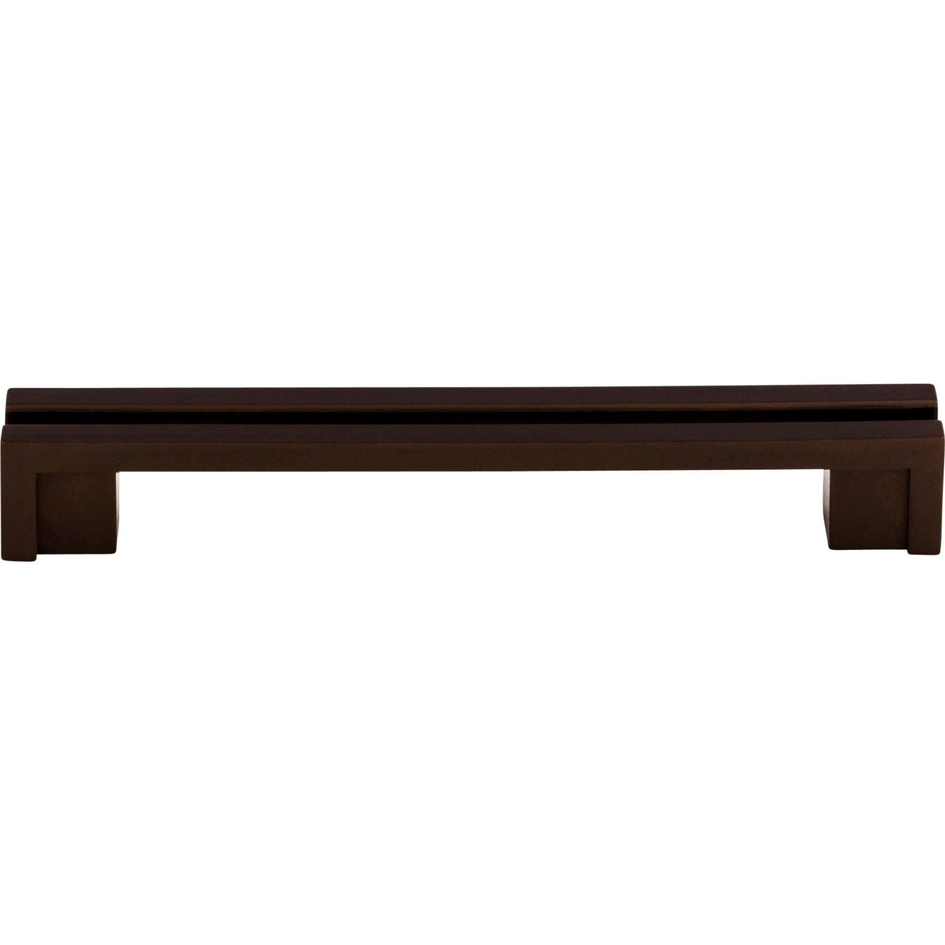 Top Knobs Flat Rail 5" Center to Center Bar Pull - Oil Rubbed Bronze