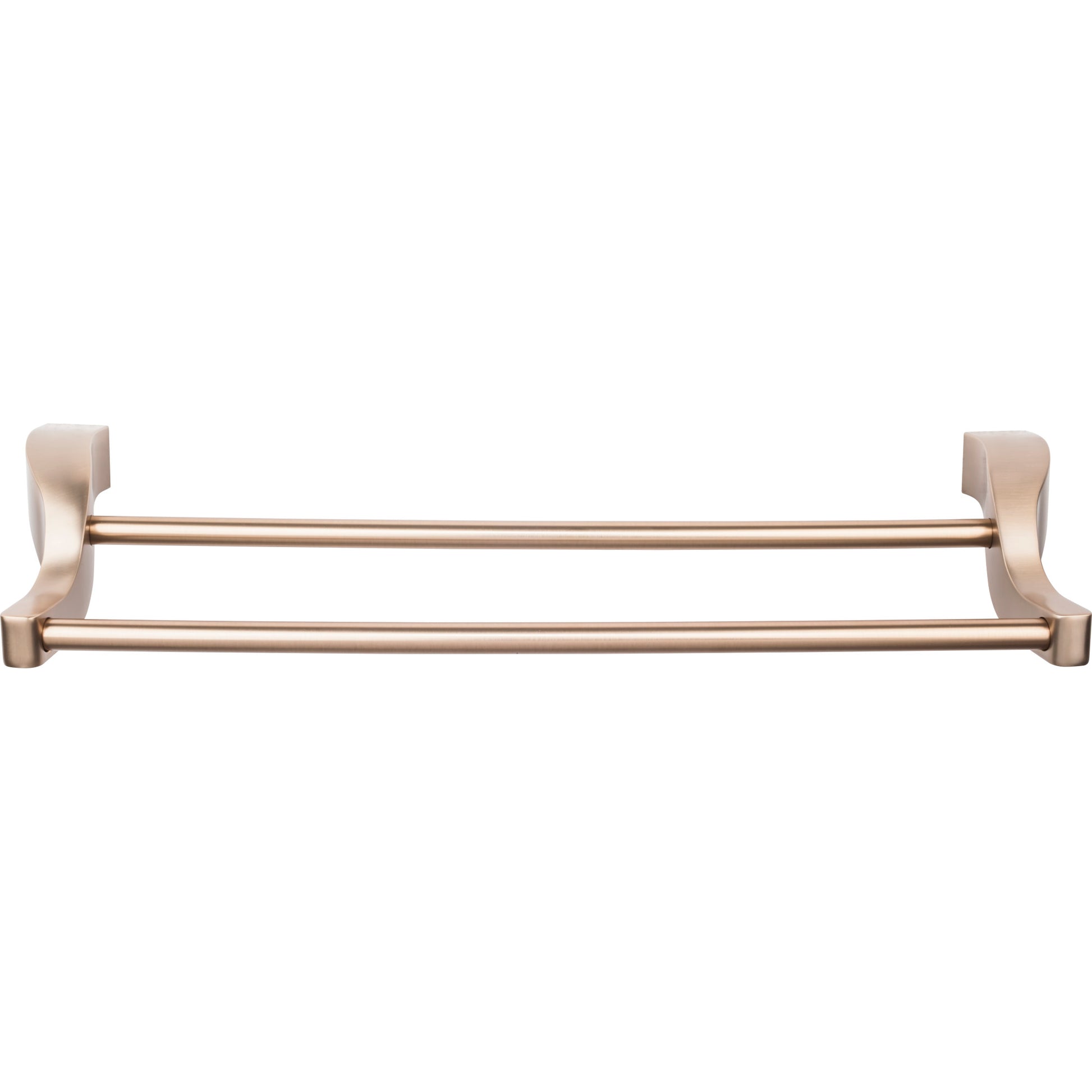 Top Knobs Aqua Double 31 1/4" Wall Mounted  Towel Bar - Brushed Bronze
