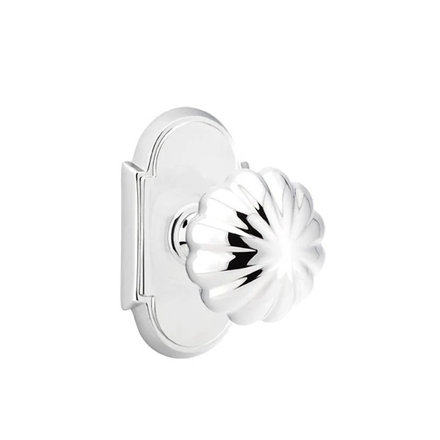 Melon Knob Polished Chrome