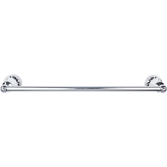 Top Knobs TOP BATH (R) Hudson Bath Single 26 1/4" Wall Mounted  Towel Bar - Polished Chrome