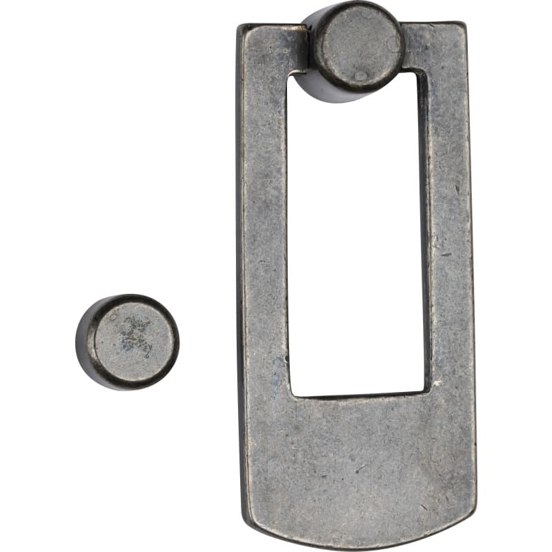 Ashley Norton Curved Drop Pull - White Medium