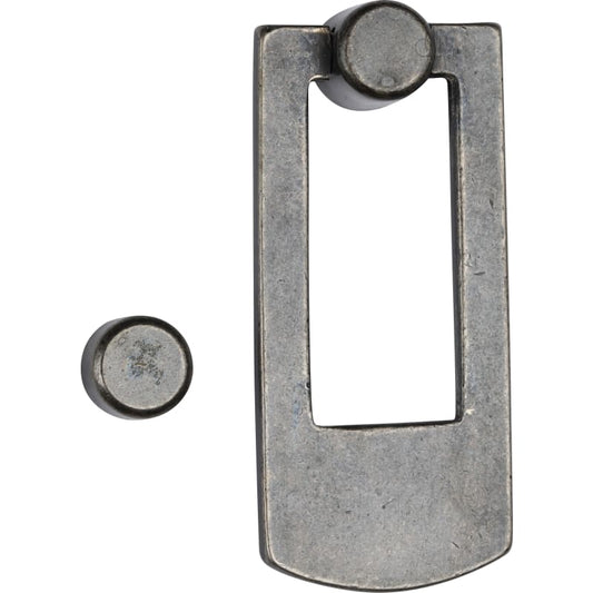 Ashley Norton Curved Drop Pull - White Medium