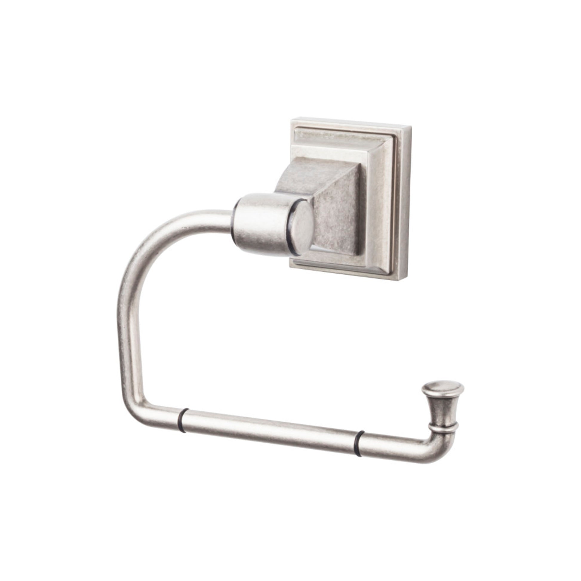 Top Knobs Top Bath (R) Stratton Bath  Wall Mounted Toilet Paper Holder - 4 11/16" - Antique Pewter