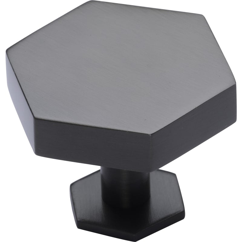 Modern Hex Cabinet Knob with Rosette