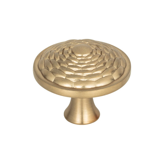 Atlas Mandalay 1-5/16" Diameter Round Knob (236) - Champagne