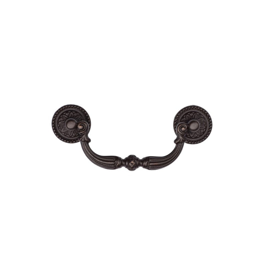 Ashley Norton Ornate European Drop Pull - Lacquered Bronze