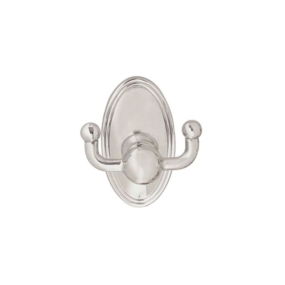 Emtek Traditional Brass Double Hook with Rosette