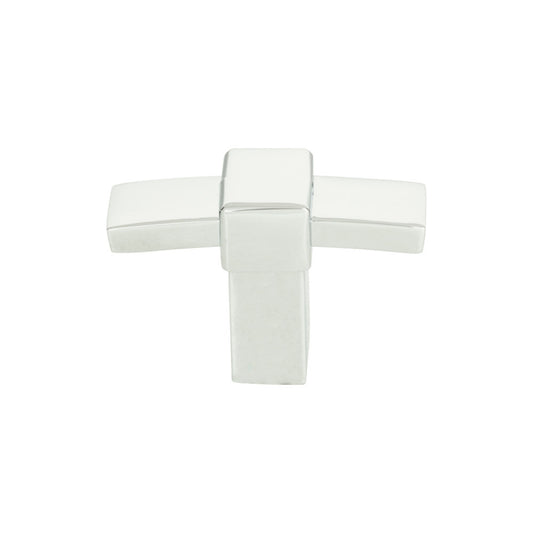 Atlas Buckle Up Bar Knob - Brushed Nickel