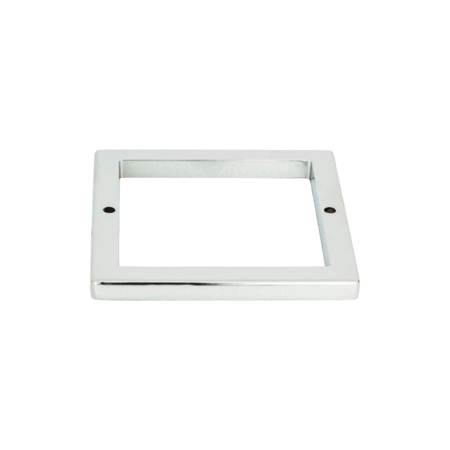 Atlas Tableau Square 3" Center to Center Pull Backplate (395) - Polished Chrome