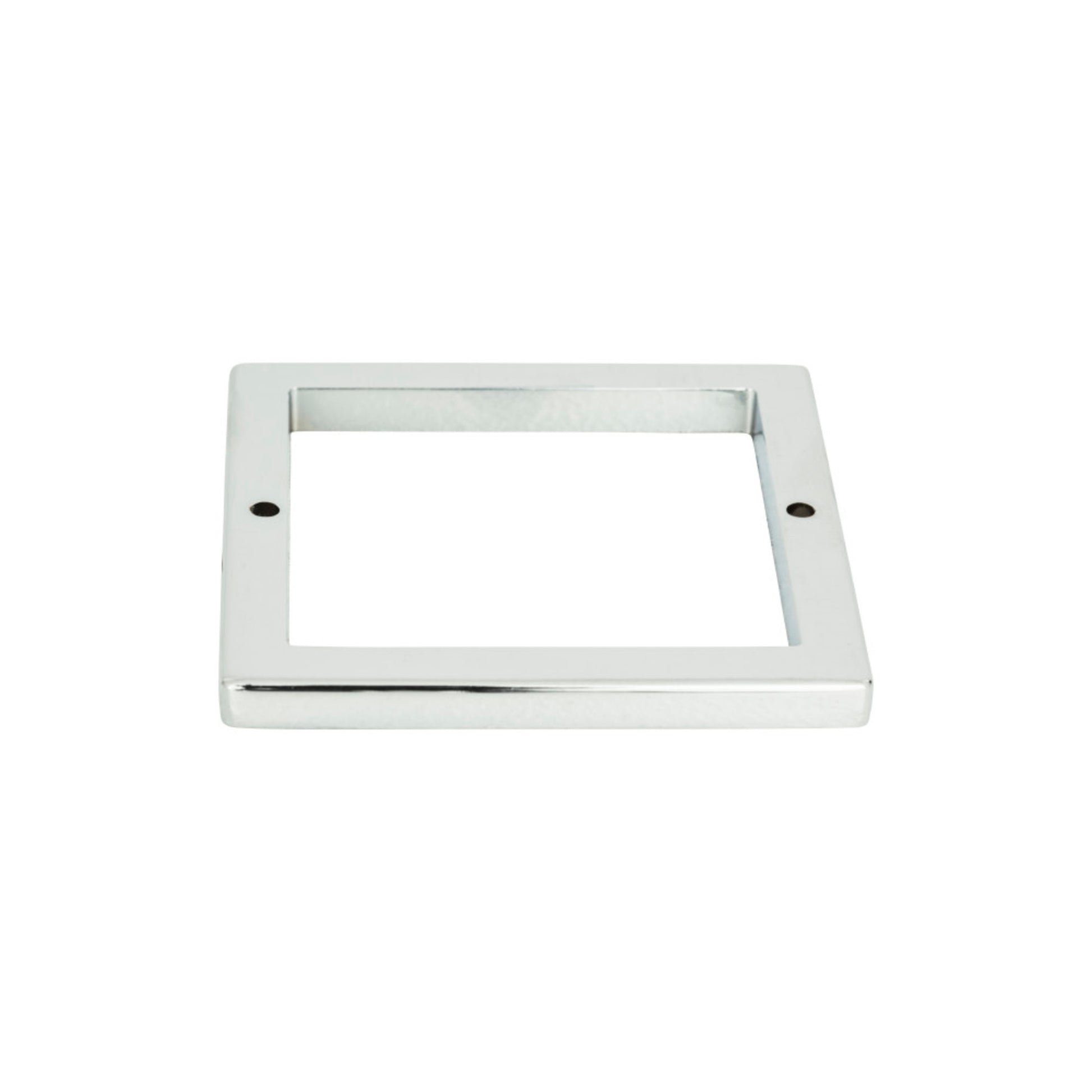 Atlas Tableau Square 3" Center to Center Pull Backplate (395) - Polished Chrome