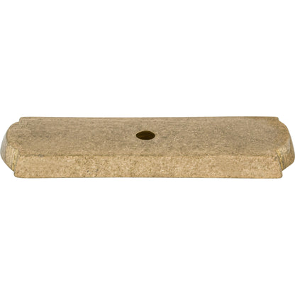 Top Knobs Aspen Rectangle Knob Backplate - Light Bronze