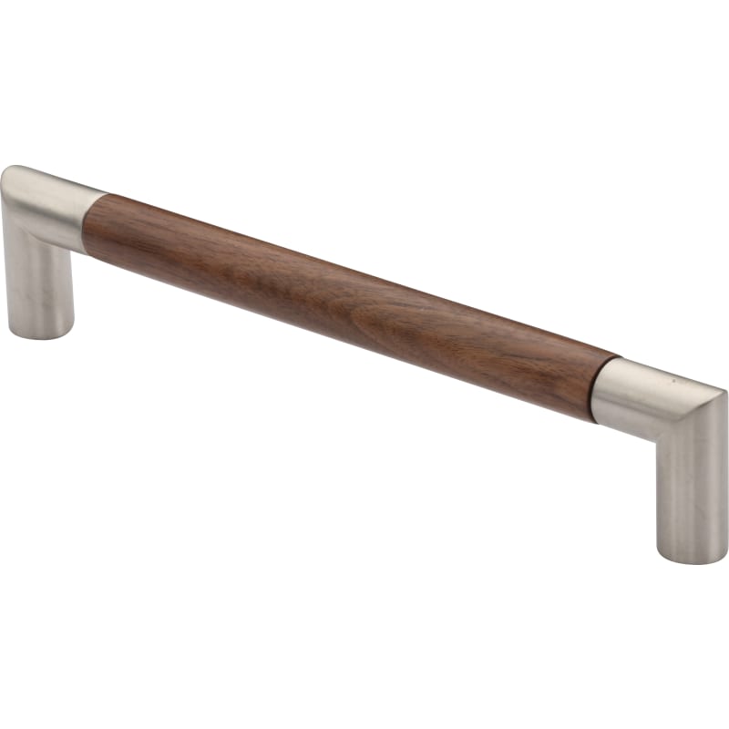 Ashley Norton Modern Designer Wood Cabinet Pull - Walnut (Lacquered)