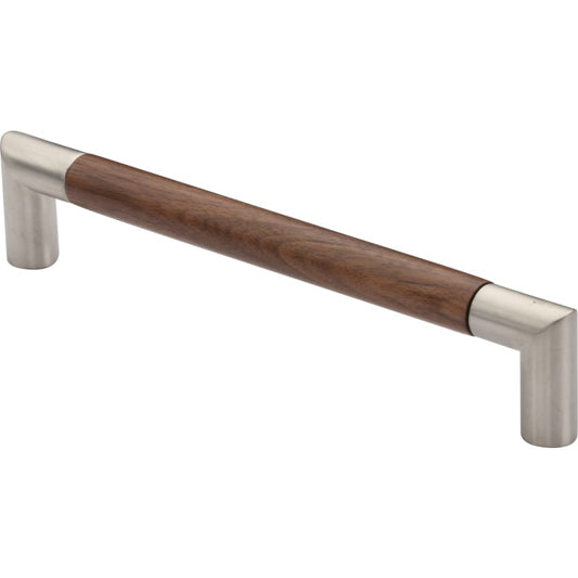 Ashley Norton Modern Designer Wood Cabinet Pull - Walnut (Lacquered)