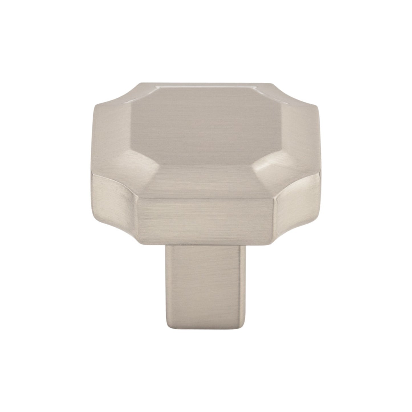 Top Knobs Davenport 1 1/4" Length Geometric Knob - Brushed Satin Nickel