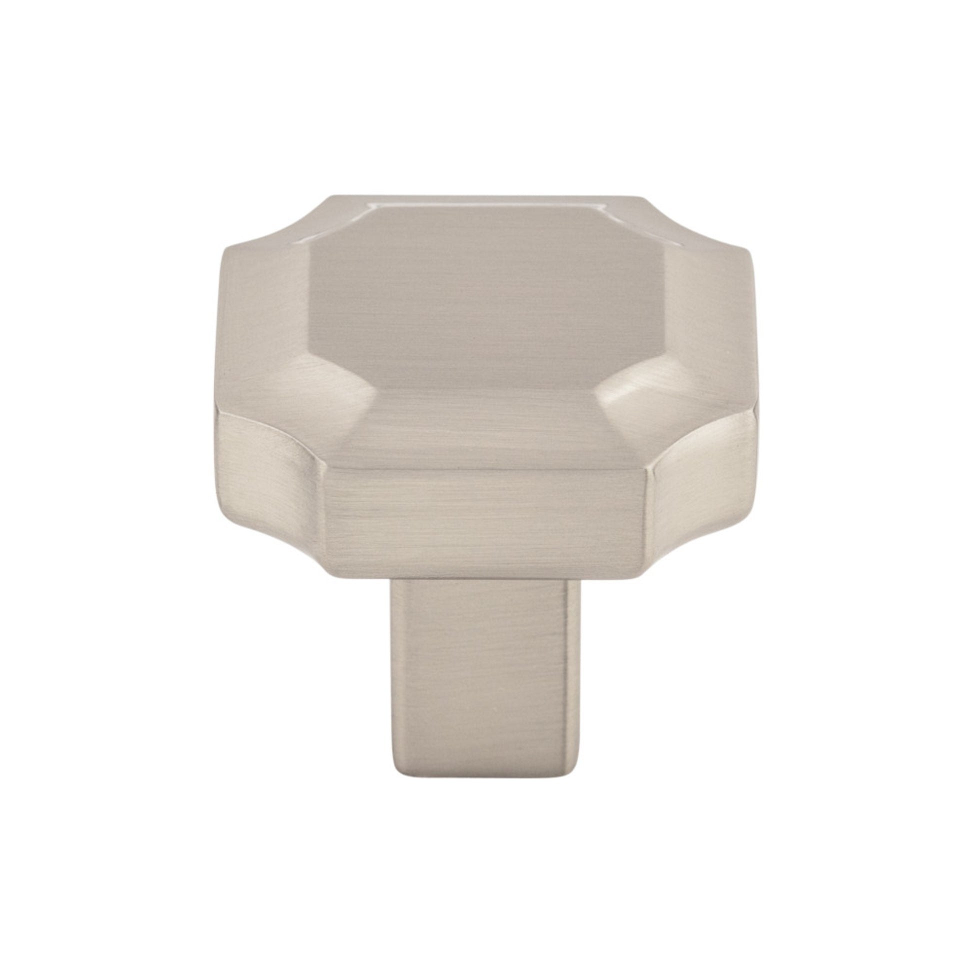Top Knobs Davenport 1 1/4" Length Geometric Knob - Brushed Satin Nickel