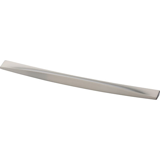 Ashley Norton Leaf Cabinet Pull and Knob - 12 5/8" CTC - Satin Nickel
