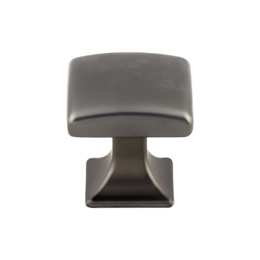 Top Knobs Contour 1 1/8" Length Square Knob - 1 1/8" - Ash Gray