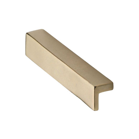 Ashley Norton L-Lip Cabinet Pull - 8" CTC - Natural Bronze