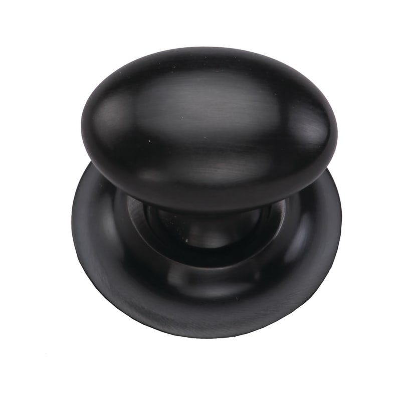 Egg Cabinet Knob on Rose