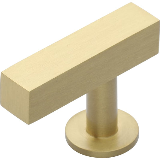 Ashley Norton Square Profile T-Bar - Satin Brass