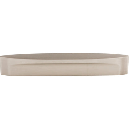Top Knobs Oval Long Slot Bar Pull - Brushed Satin Nickel