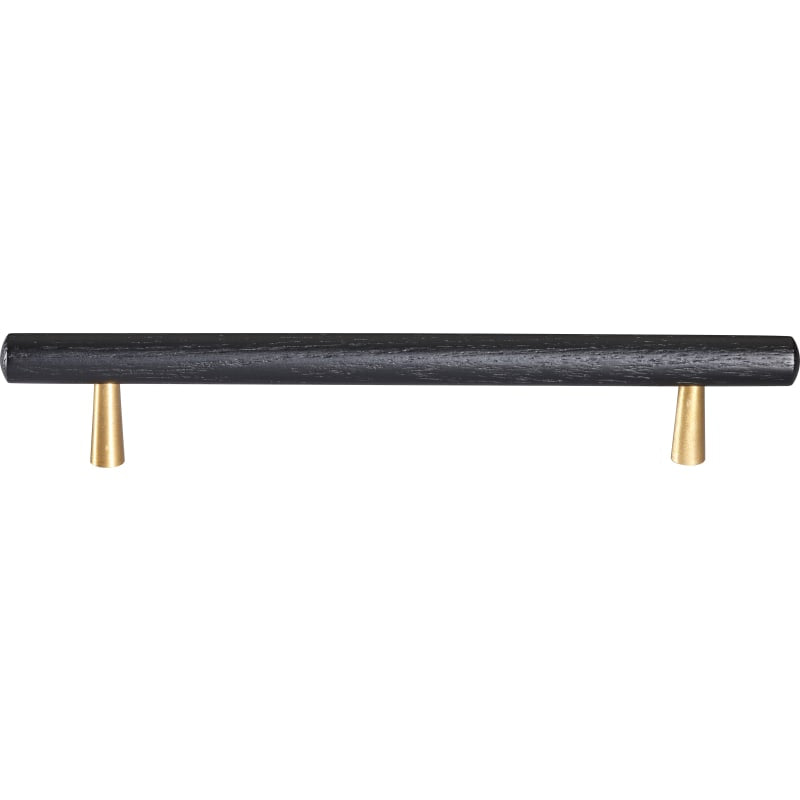 Tubular Designer Wood Cabinet Pull