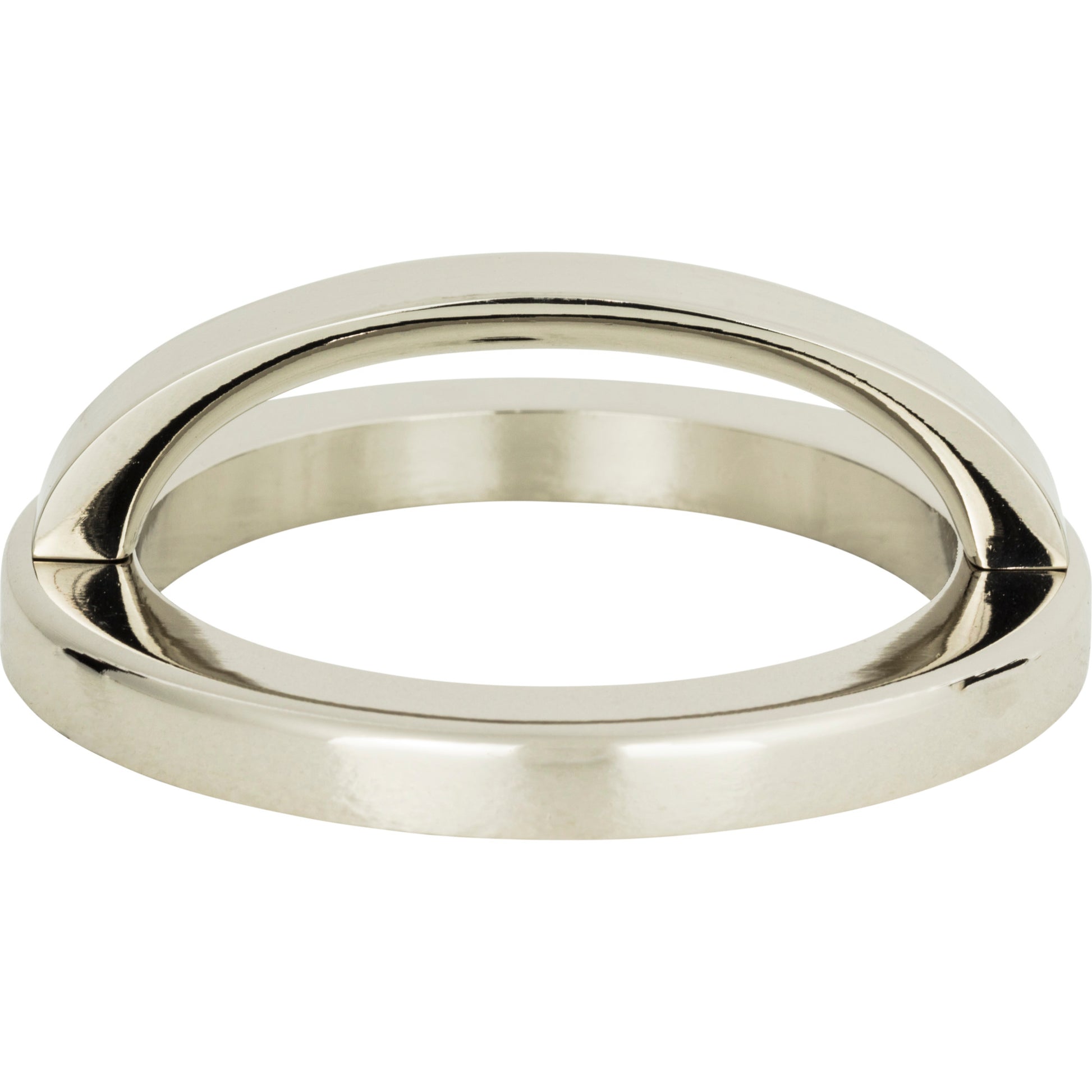 Atlas Tableau 2 1/2" Center to Center Finger Pull (406) - Polished Nickel